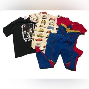 Bundle of boys pj and shirts. 4 pieces
